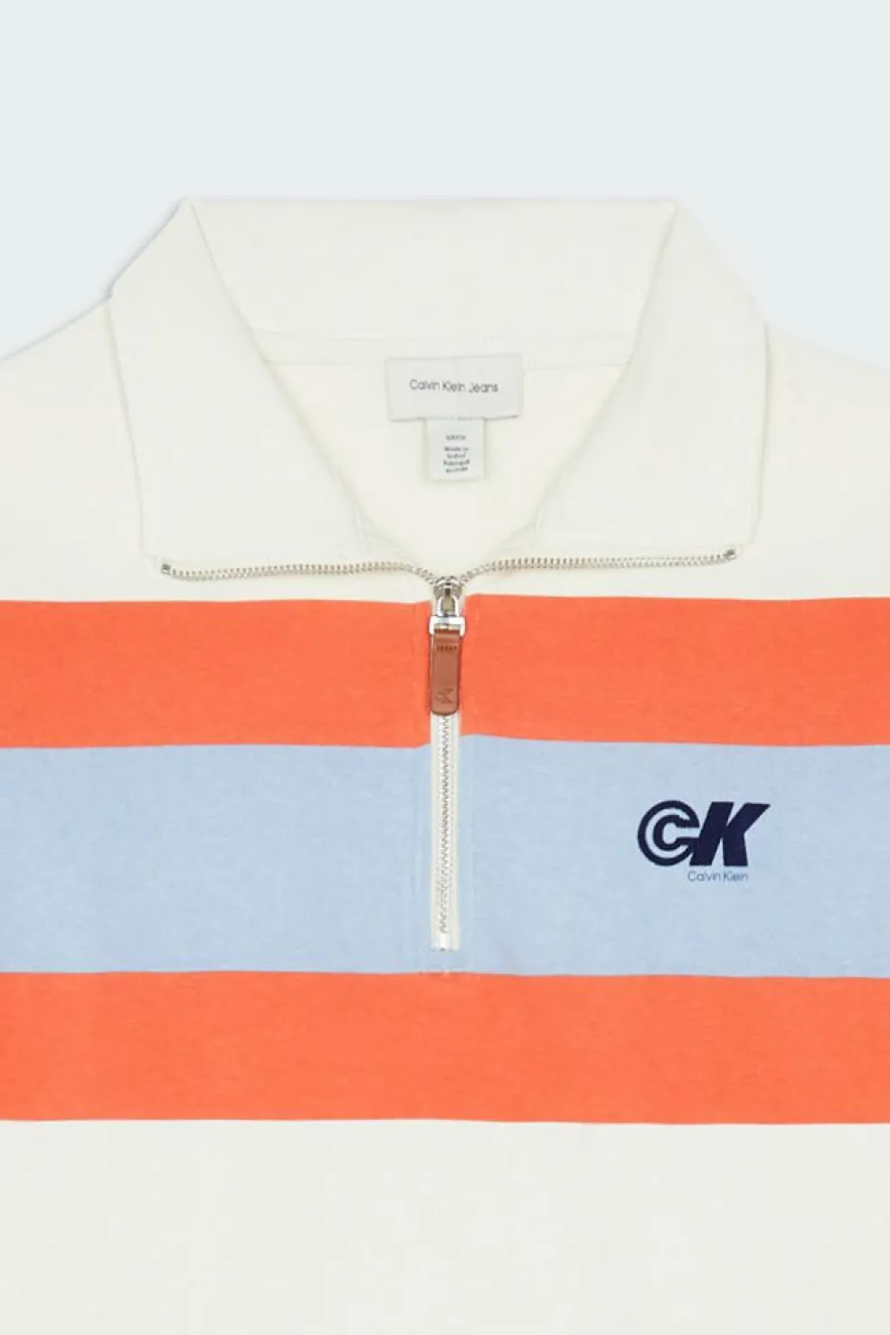 RUGBY JERSEY 1/4 ZIP - Sweatshirt | Blanc