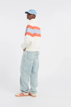 RUGBY JERSEY 1/4 ZIP - Sweatshirt | Blanc