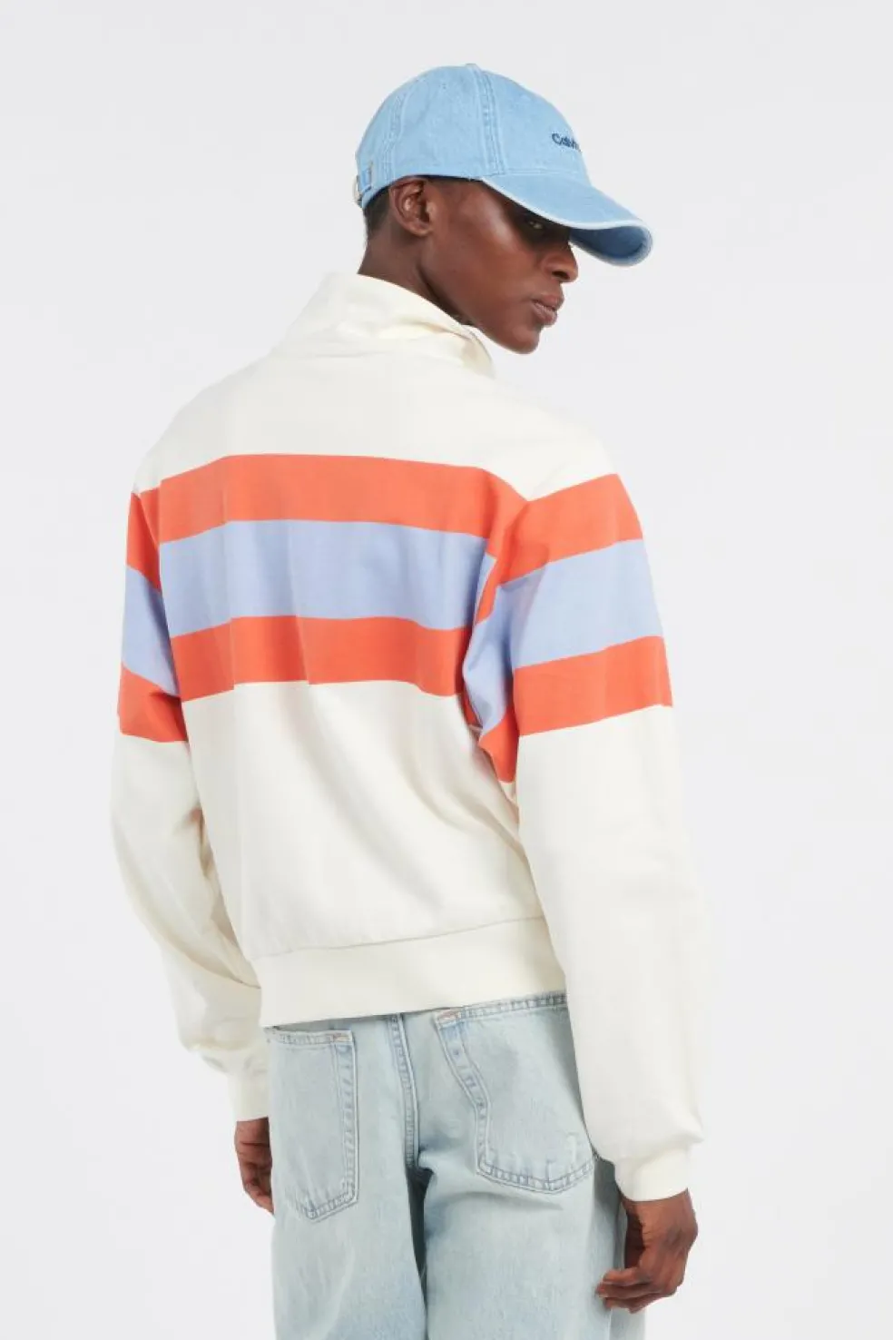 RUGBY JERSEY 1/4 ZIP - Sweatshirt | Blanc