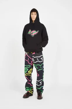 RUNNING PUPPY POPOVER - Hoodie | Noir