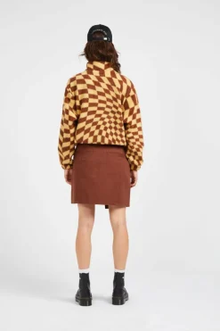 RYAN MINI SKIRT SEP SEPIA - Jupe courte | Rouge