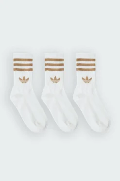 3S CREW S 3P - Pack de 3 chaussettes | Blanc