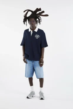 90S STRPE GRPHC - Polo | Bleu