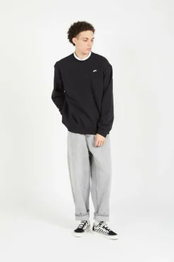 SALTON LOOSE FT CREW - Sweatshirt | Noir