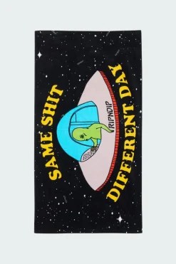 SAME SHIT DIFFERENT DAY BEACH TOWEL - Drap de plage | Noir