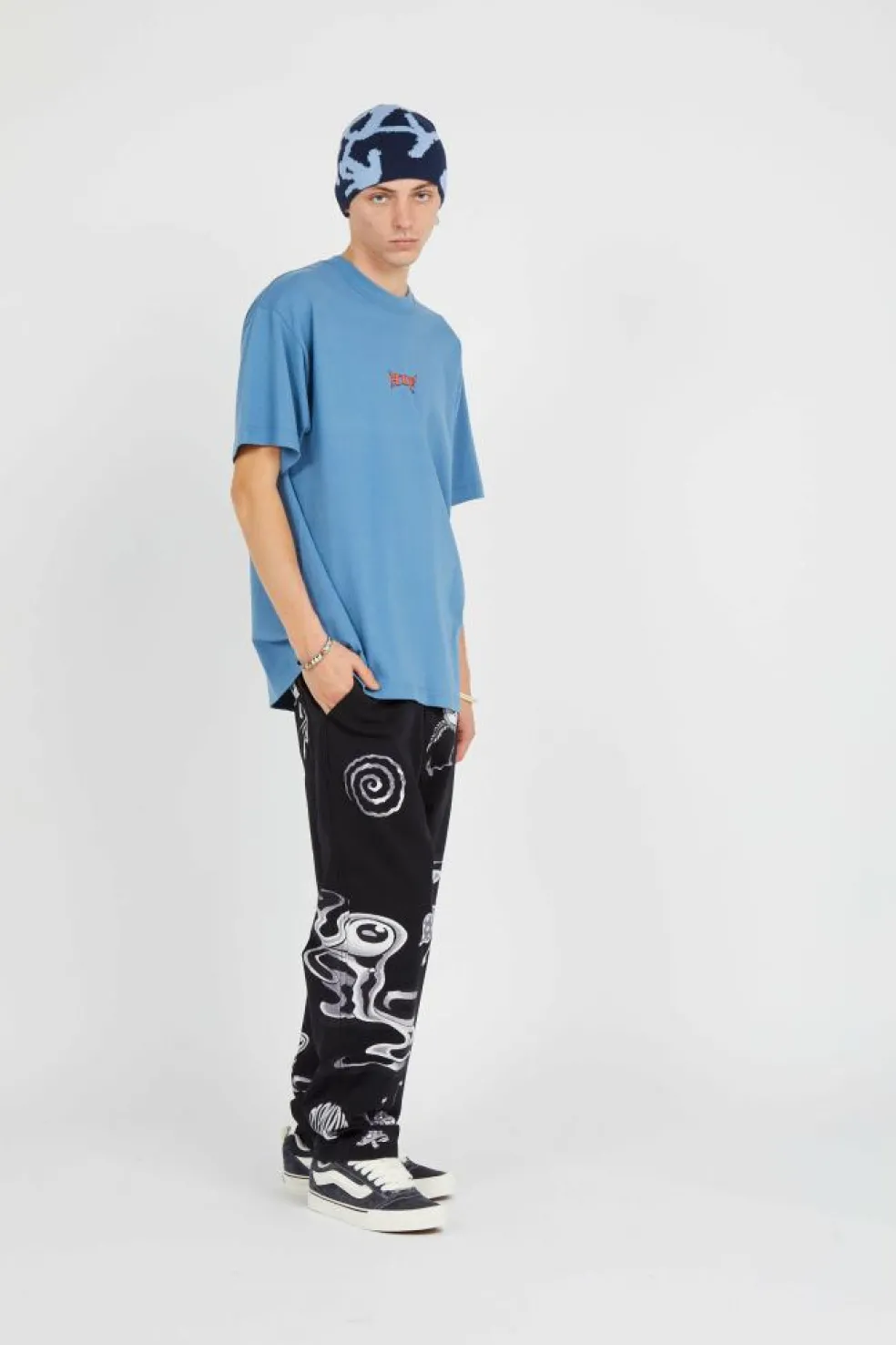 SASSY H SS - T-shirt | Bleu