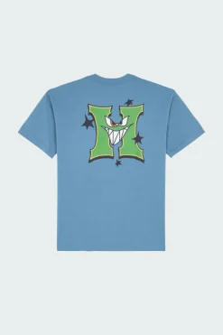 SASSY H SS - T-shirt | Bleu