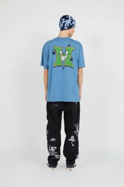 SASSY H SS - T-shirt | Bleu