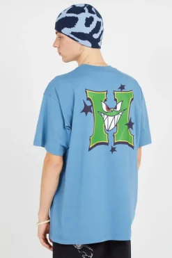 SASSY H SS - T-shirt | Bleu