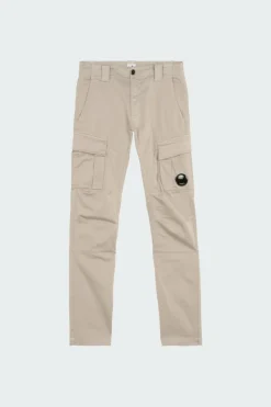 SATEEN STRETCH CARGO LENS - Cargo | Kaki