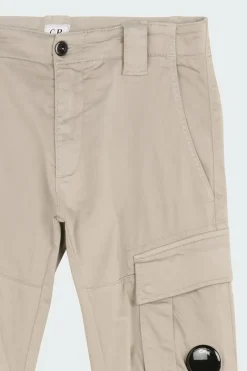 SATEEN STRETCH CARGO LENS - Cargo | Kaki