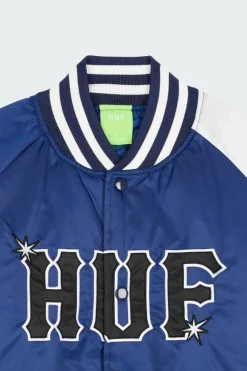 SATIN BASEBALL - VESTE | Bleu