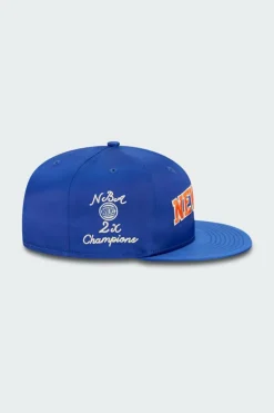 SATIN SCRIPT NEY - Casquette | Bleu