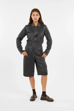 SATIN WASHED JKT - Veste | Noir