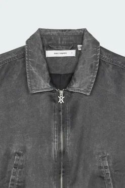 SATIN WASHED JKT - Veste | Noir