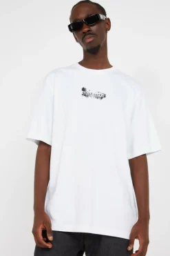 scratch logo ss t-shirt - T-shirt | Blanc