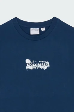 scratch logo ss t-shirt - T-shirt | Bleu