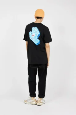 Screaming Foam Hand - T-shirt | Noir