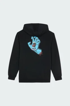 Screaming Hand Chest Hood - Hoodie | Noir