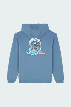 Screaming Wave Hood - Hoodie | Bleu