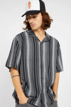 SCRIPT STRIPE - Chemise | Noir