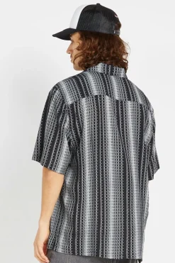 SCRIPT STRIPE - Chemise | Noir