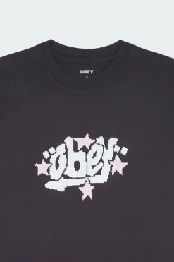 SEQUINS BLK PIG - T-shirt | Noir