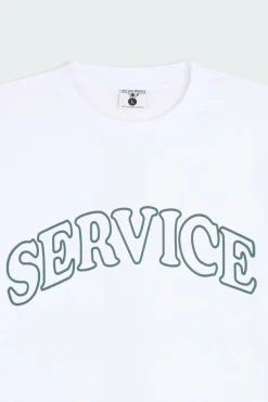 SERVICE ARCH LOGO TEE - T-shirt | Blanc