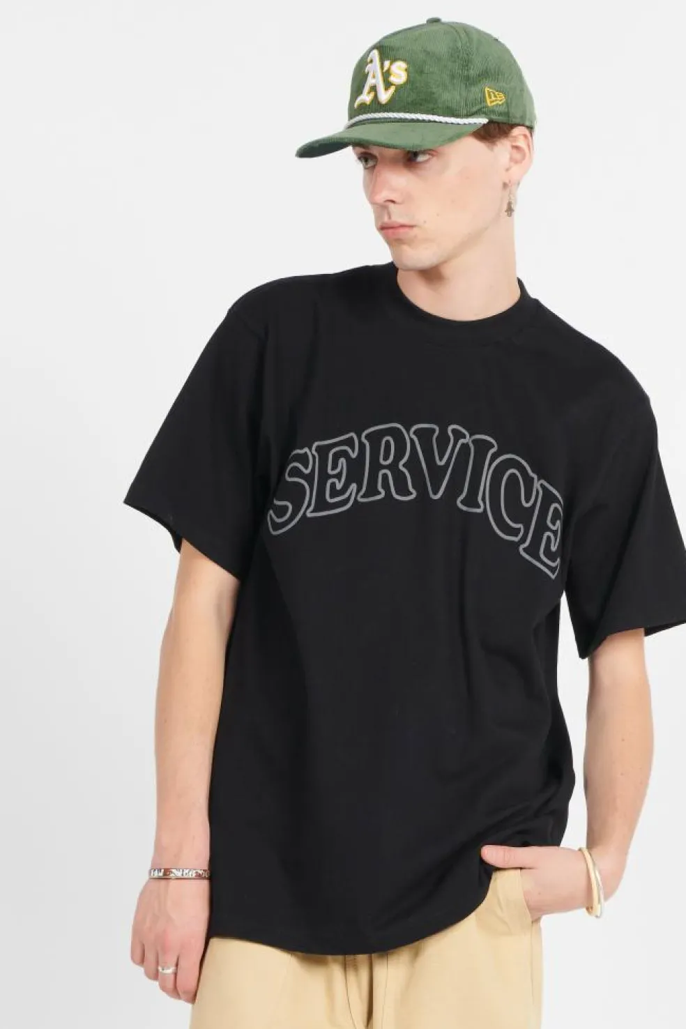 SERVICE ARCH LOGO TEE - T-shirt | Noir