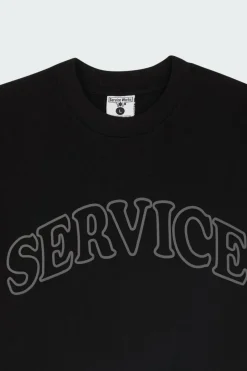 SERVICE ARCH LOGO TEE - T-shirt | Noir