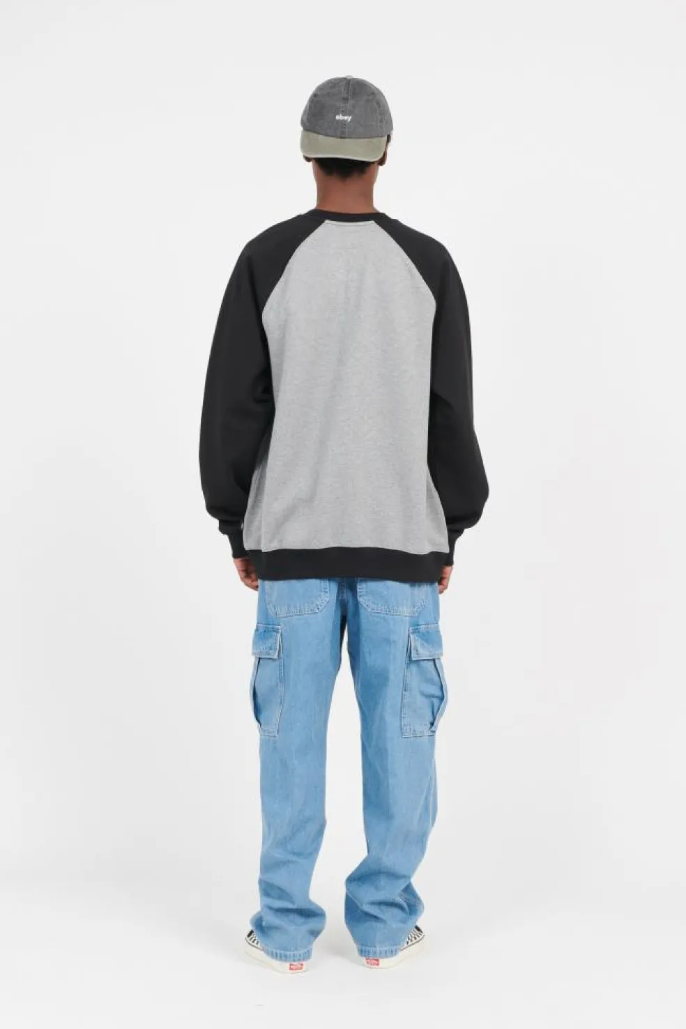 SERVICE CARGO LOOSE DENIM PANT - Jean | Bleu