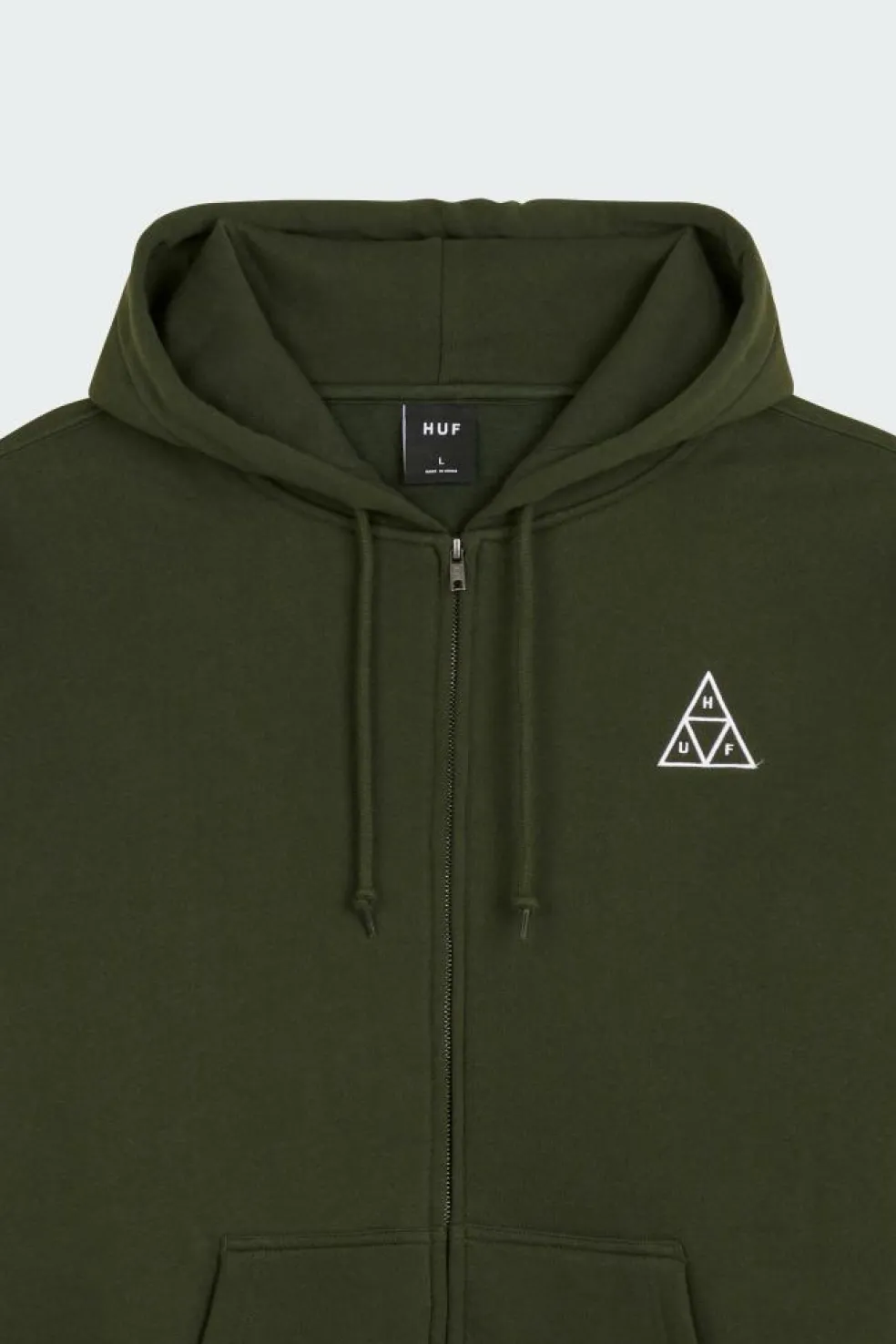 SET TT ZIP HOOD - Hoodie zippé | Vert