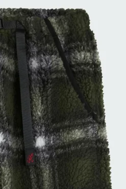 SHADOW PLAID SHERPA PANT - Jogging | Vert