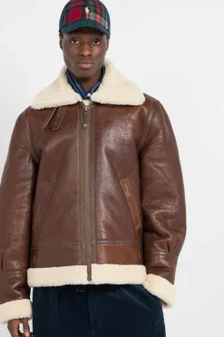 Sheep - Bombardier en cuir | Marron