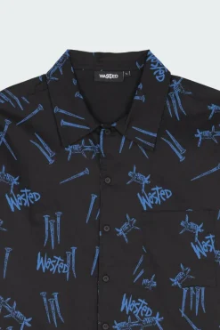 SHIRT ALL OVER - Chemise | Noir