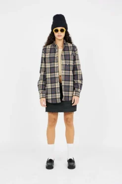 Shirt Cut Grey Pattern - Chemise | Multicolore