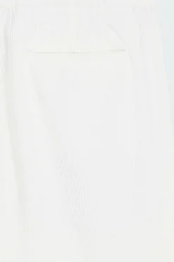 Short en velours | Blanc