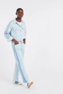 SHRUNKEN 90S STRIPE TRKR - Veste | Bleu