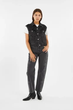 SHRUNKEN 90S VEST - Veste | Noir