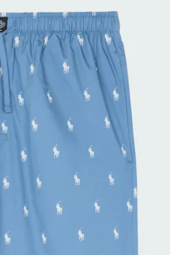Signature Pony Cotton Pajama Pant - Bas de pyjama | Bleu