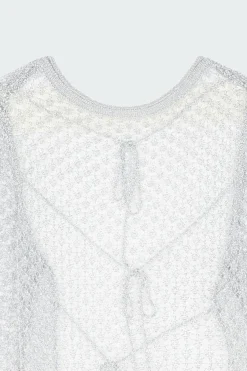 SILVER PLATED KNIT - Top | Gris