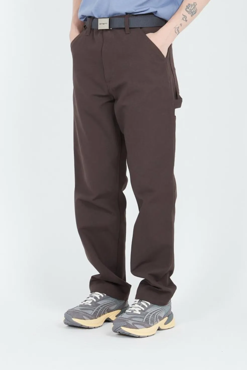 Single Knee - Pantalon | Marron