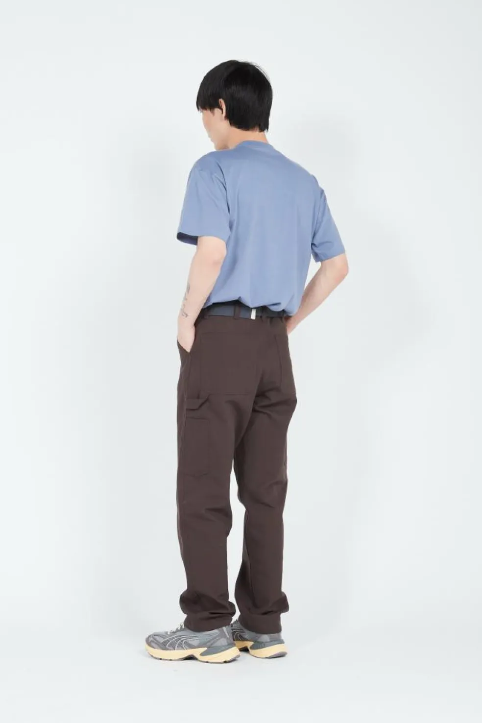 Single Knee - Pantalon | Marron