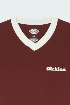 SLAYDEN RINGER TEE SS W - T-shirt | Rouge