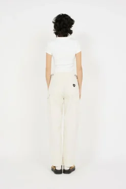 SLIM BADGE RIB - T-shirt | Blanc