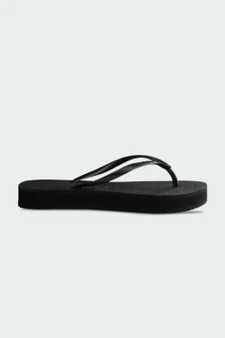SLIM FLATFORM - Tongs | Noir
