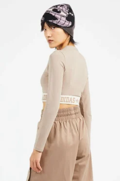 SLIM LS TEE - t-shirt | Marron