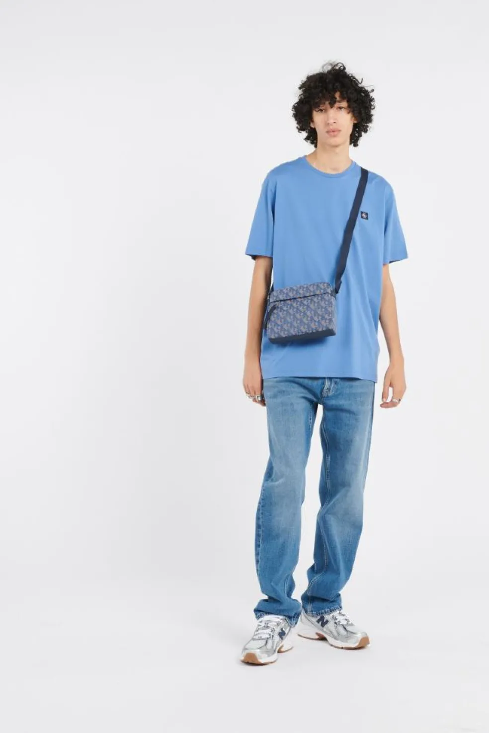 SLOUCHED MONOGRAM MI - Sac à bandoulière | Gris