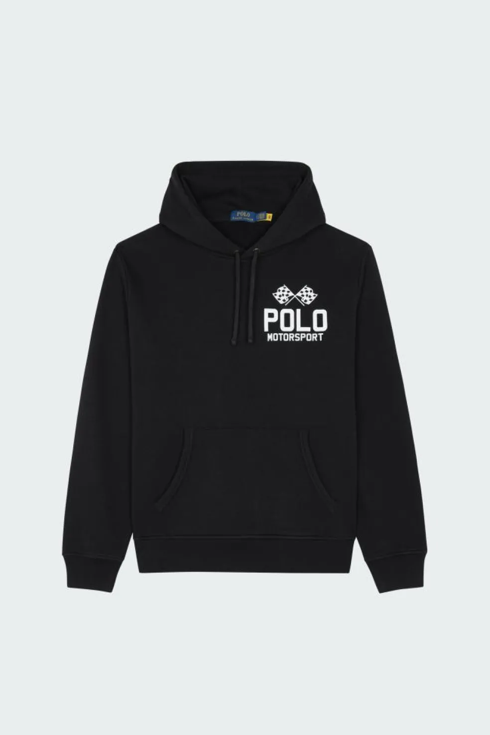 Slub Fleece Graphic Hoodie - Hoodie | Noir