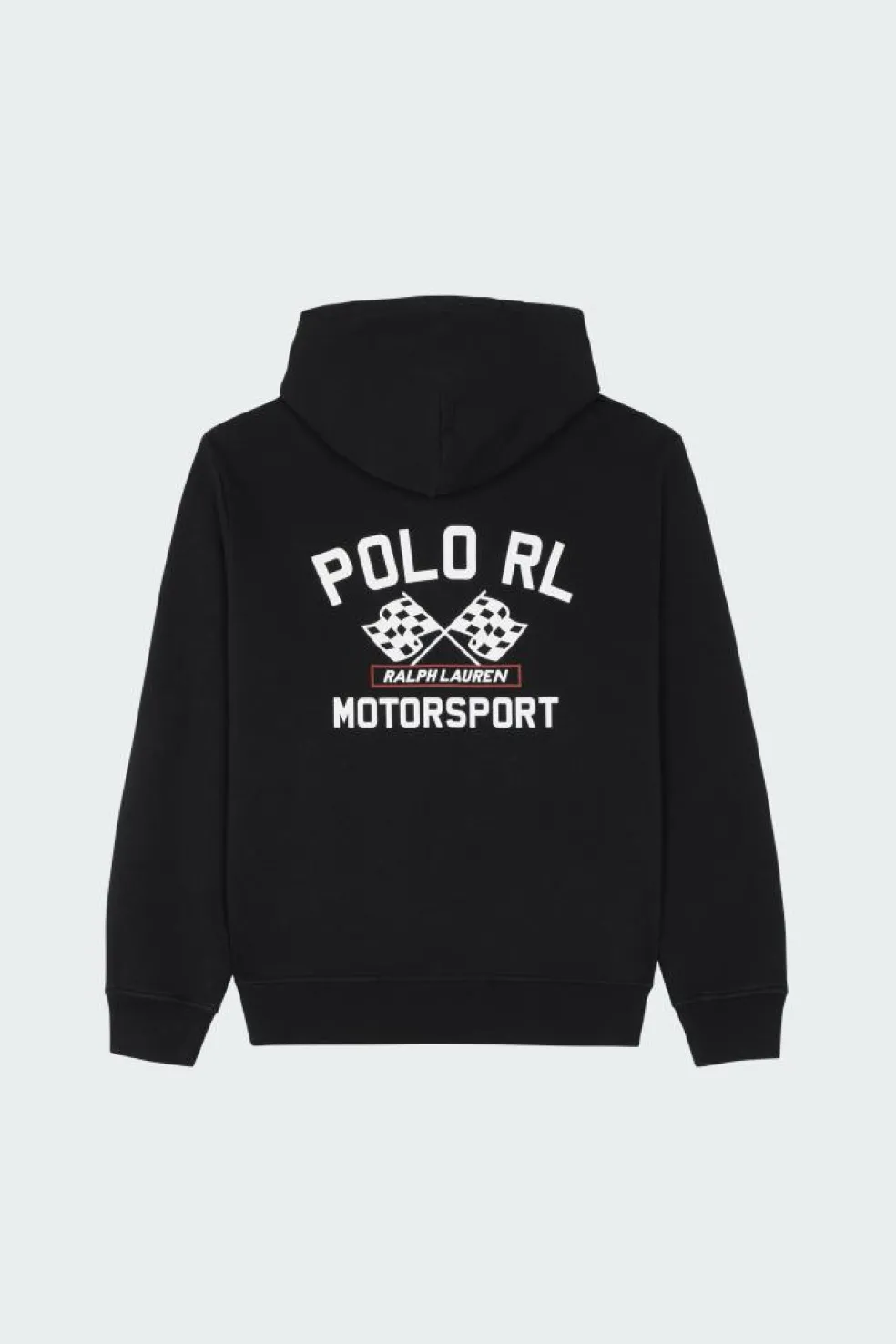 Slub Fleece Graphic Hoodie - Hoodie | Noir